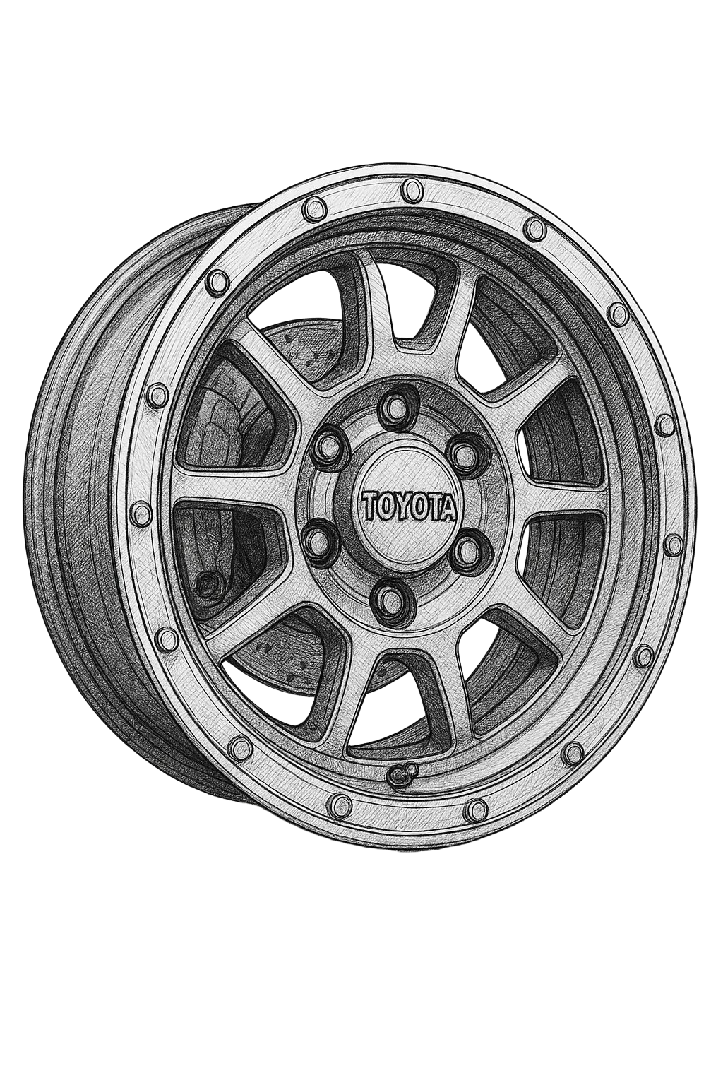 Alloy wheels icon