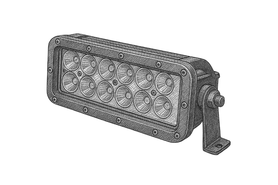 LED lighting icon